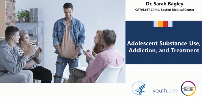 Click here for the full video, Adolescent Substance Use, Addiction, and Treatment: A TAG Talk