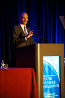 The Honorable Eric H. Holder, Jr., Attorney General of the United States, delivering opening remarks on Day 2 of the Summit on Preventing Youth Violence