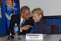 The Honorable Eric Holder, Jr., Attorney General of the United States, U.S. Department of Justice and the Honorable Laurie Robinson, Assistant Attorney General, Office of Justice Programs, U.S. Department of Justice 