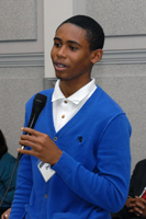 Dequan O'Neal, Youth Leader, Neighborhood Services Organization's Youth Initiatives Project, Detroit, MI